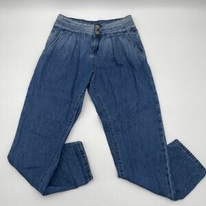 BLANK NYC Jeans Womens Size 26 Y2K The Balloon Bo-Legged Pleated Hi Rise Mom